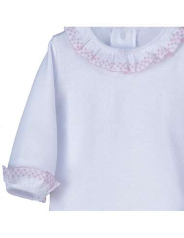 18012 BLANCO/ROSA  BODY PUNTILLA  ABIERTO...