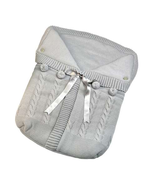 2987 GREY WOOL BABY SACK