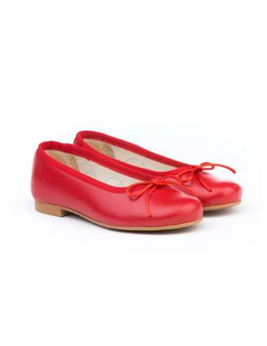 Ballerina Leather AngelitoS 1566 red