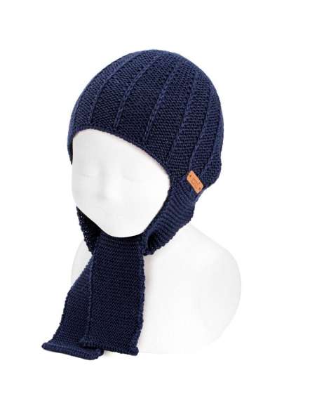 50466028 MARINO  MERINO WOOL BLEND HAT-SCARF BRAND CONDOR