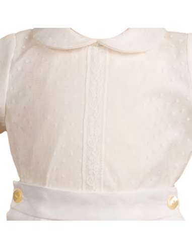 M93978 CONJUNTO NIÑO CAMISA TUL TOPOS MARCA...