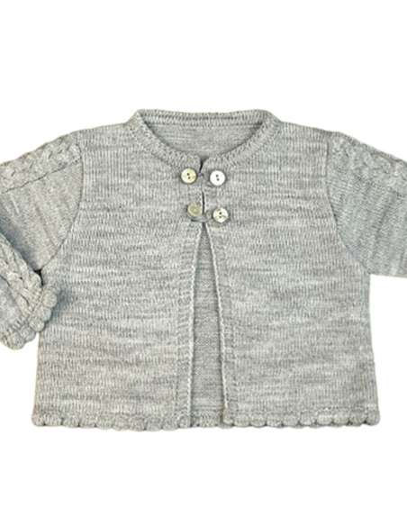 9172 GREY BABY WOOL JACKET BRAND DIVERCHIC
