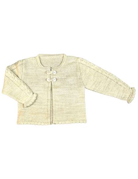 9172 BEIGE  BABY WOOL JACKET BRAND DIVERCHIC