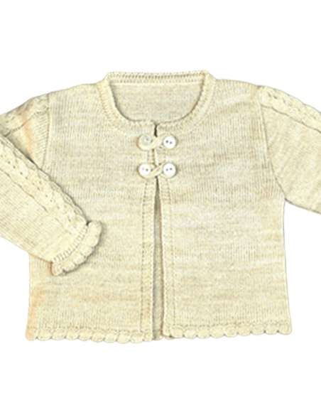 9172 BEIGE  BABY WOOL JACKET BRAND DIVERCHIC