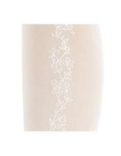 42081 WHITE CEREMONY PRINTED POLYAMIDE TIGHTS  BRAND CONDOR 2