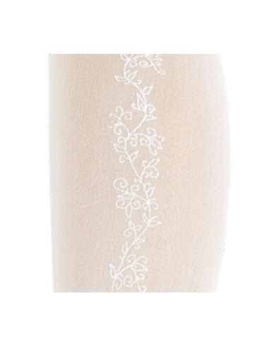 42081BLANCO MEDIAS DE POLIAMIDA ESTAMPADA MARCA...