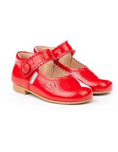 Mary Janes in patent leather AngelitoS 1502 red