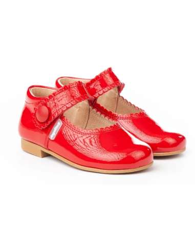 Mary Janes in patent leather AngelitoS 1502 red