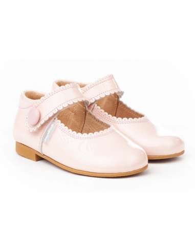 Mary Janes in patent leather AngelitoS 1502 pink