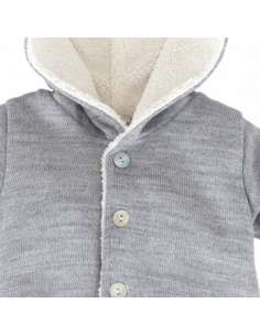 14006 GREY JACKET WITH HOOD BRAND CALAMARO 2