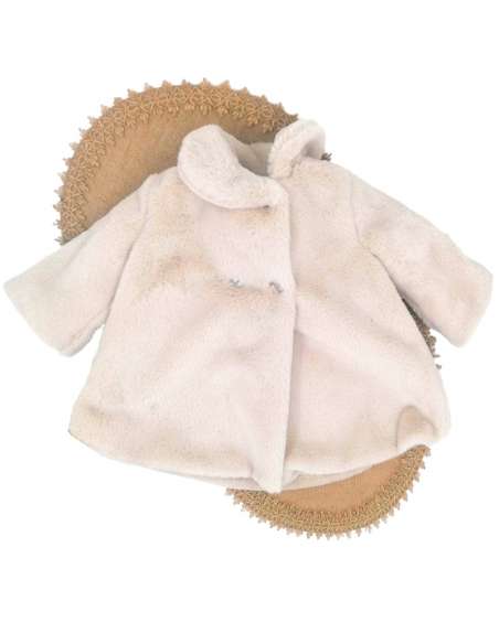 8712 NUT FUR COAT  BRAND MAC ILUSION