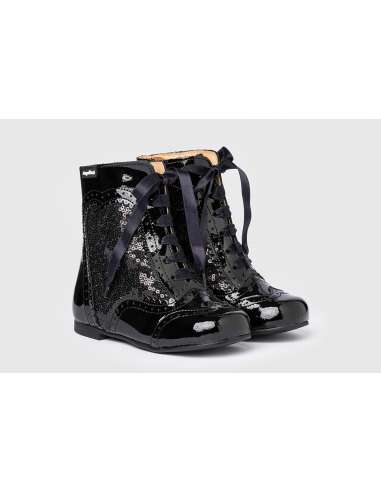 Angelitos Boots combined 1000 black