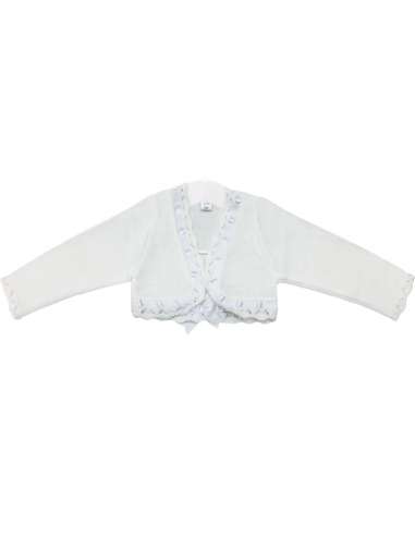 3334A WHITE GIRL CARDIGAN BRAND LA CASITA DE...