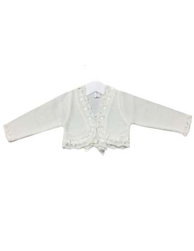 3334A CRUDO CHAQUETA PERLÉ NIÑA MARCA LA CASITA...