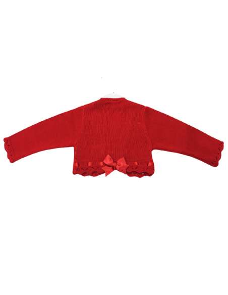 3334A RED GIRL CARDIGAN BRAND LA CASITA DE PEPITO