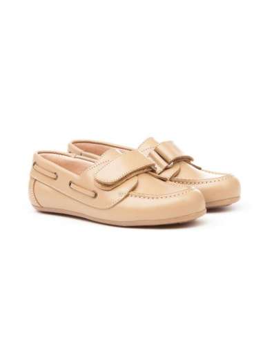 Boat shoes Velcro AngelitoS 353 camel
