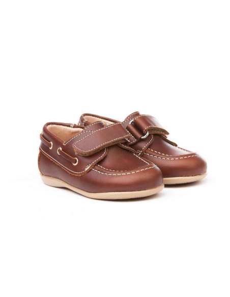Náutico Velcro AngelitoS 354 cuero