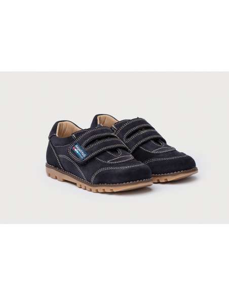 Deportivos Ante Afelpado Velcro AngelitoS 907 Navy