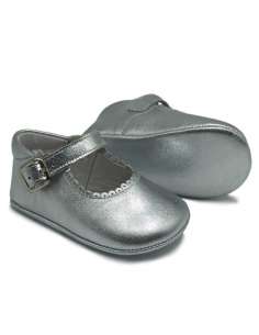 PEUQUE DE BEBÉ EN PIEL 712C PLATA 2