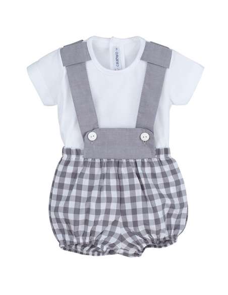 17609 GREY MURIWAI  BOY SET  BRAND CALAMARO