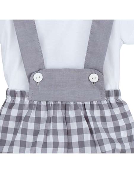 17609 GRIS CONJUNTO POLOLO MURIWAI  MARCA CALAMARO