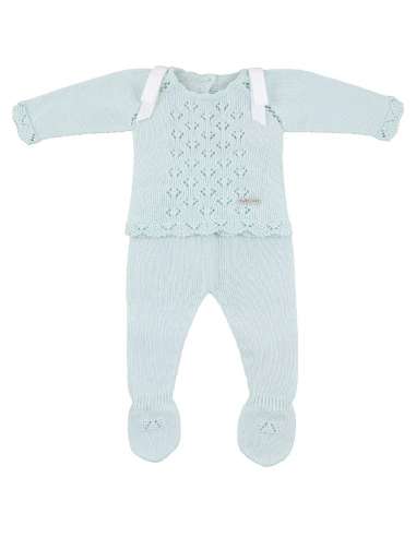 60200 GREEN BABY SET LANA TWO PIECES BRAND VISI