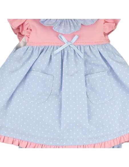 23132 GIRLS DRESS WITH BONNET  BRAND BABYFERR