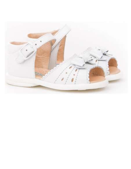 Girls High Heel Leather with bow AngelitoS Sandal 924