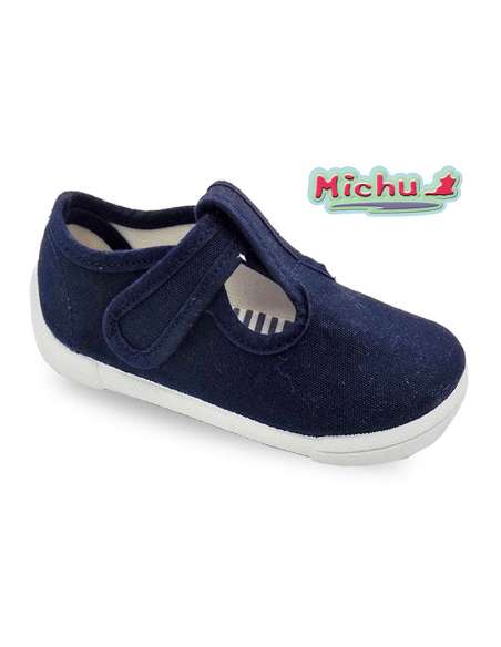 Canvas T-Bar Michu 2623 navy