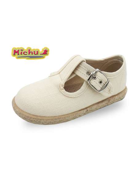 Canvas T-Bar Michu 8039 beig