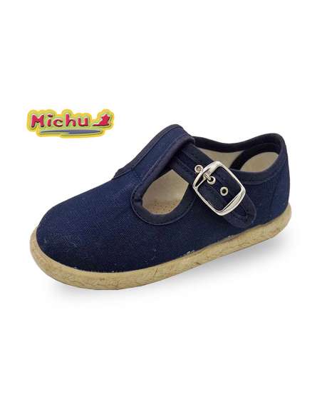 Canvas T-Bar Michu 8039 navy