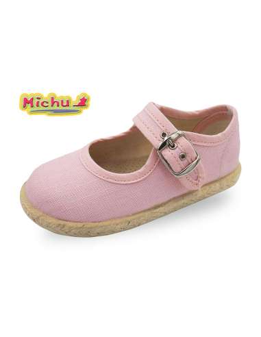 Canvas Mary Janes Michu 8040 pink