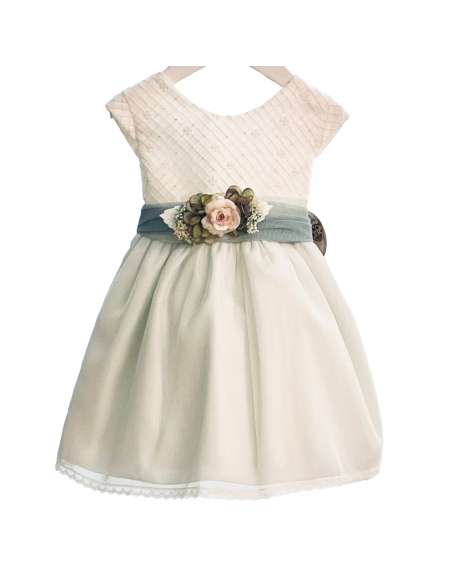 34168 GREEN GIRL DRESS CEREMONIAL  BRAND LILUS