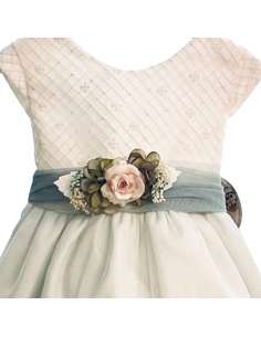 34168 VERDE VESTIDO CEREMONIA  MARCA LILUS 2