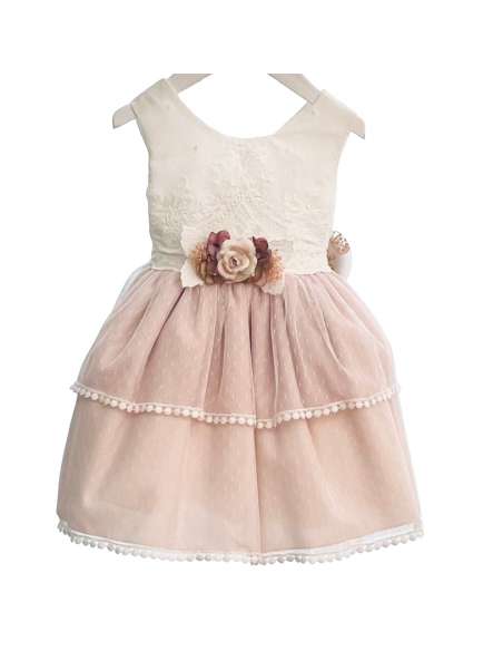 34173 PINK GIRL DRESS CEREMONIAL  BRAND LILUS
