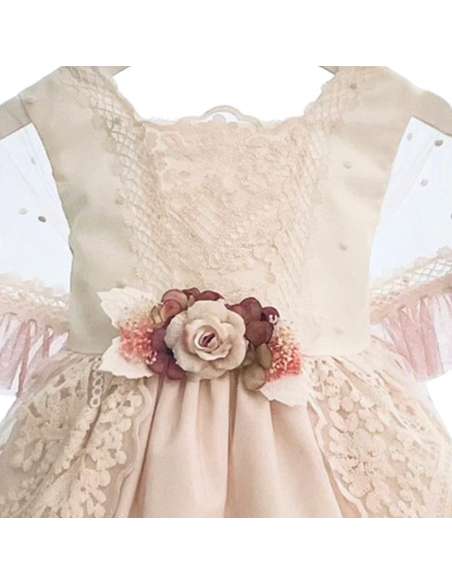 34160 PINK GIRL DRESS CEREMONIAL  BRAND LILUS