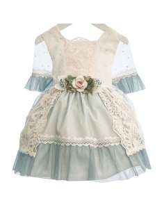 34160 VERDE VESTIDO CEREMONIA  MARCA LILUS