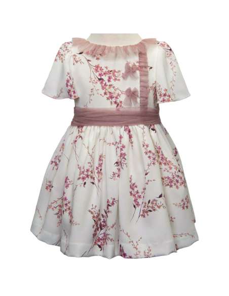 1630 VESTIDO INFANTIL FLOREADO MARCA ANAVIG