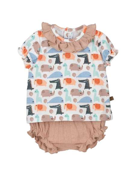 17822 CONJUNTO POLOLO NIÑA HIBLEA MARCA CALAMARO