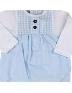 32328 BLUE BABY ROMPER  BRAND CALAMARO 2