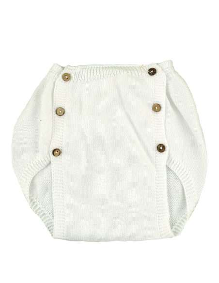 24013 WHITE PANTIES WITH BUTTONS BRAND DULCE DE FRESA
