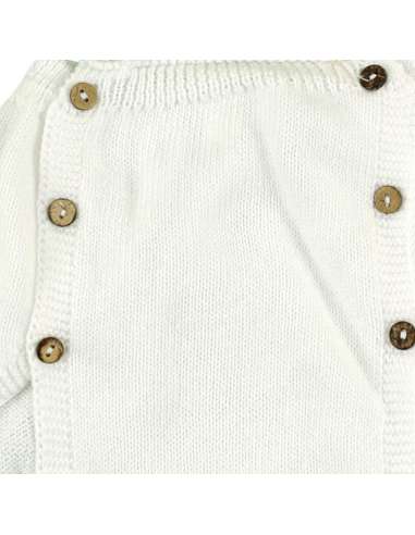 24013 WHITE PANTIES WITH BUTTONS BRAND DULCE DE...