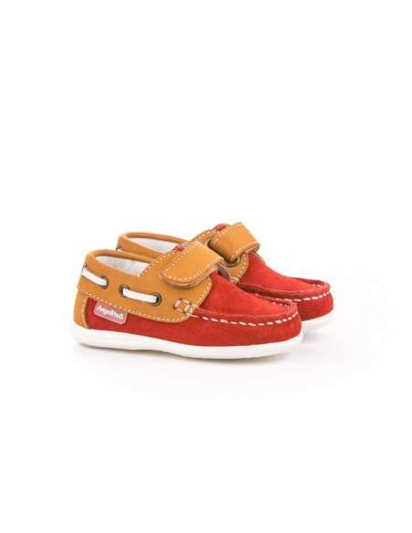 Boat shoes Suede Velcro AngelitoS 803