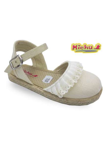 ESPADRILLES CANVAS MICHU 8038 BEIG