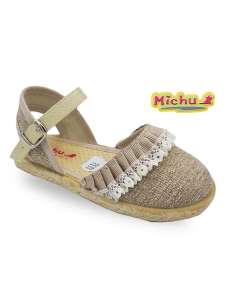 ESPADRILLES CANVAS MICHU 8038 LINNEN