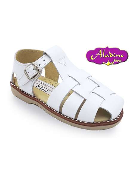 BOYS SANDALS IN LEATHER  ALADINO 2213