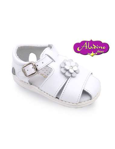 GIRLS SANDALS IN LEATHER  ALADINO 2273