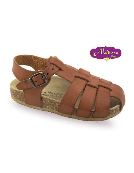 BOYS SANDALS IN LEATHER  ALADINO 1905 CUERO