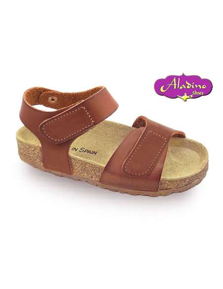 SANDALS IN LEATHER  ALADINO 1907 CUERO