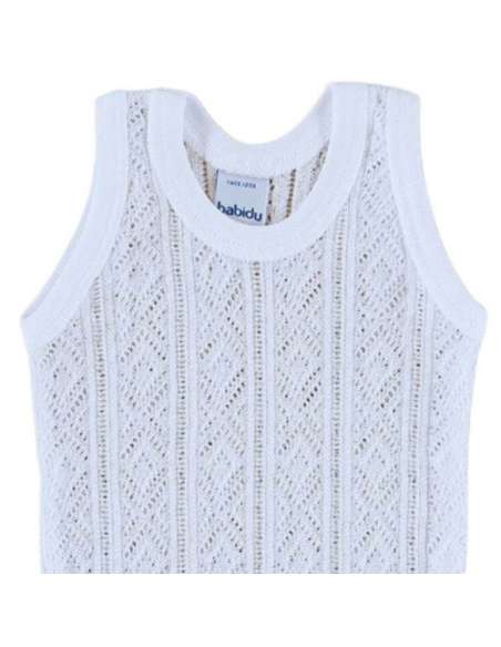 1013 BLANCO BODY TIRANTE PERLE MARCA BABIDU